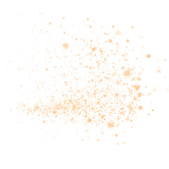 Soft orange glittering particles overlay creating a dreamy atmosphere, perfect for adding a magical touch to designs, backgrounds, or creative projects with copy space for text