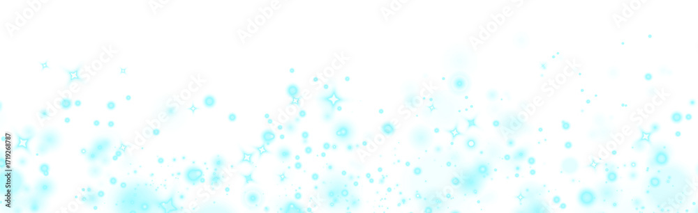 Wall mural soft blue bokeh overlay with sparkling light effects creates a dreamy atmosphere, perfect for enhanc