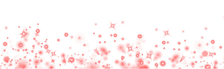 Abstract pink and red sparkling overlay with soft bokeh effect, creating a dreamy atmosphere for creative projects, ideal for backgrounds, invitations, or digital designs with copy space