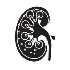 Glomerulonephritis glyph icon