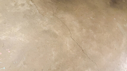 Cracked concrete floor texture surface with visible lines