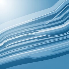 Abstract blue gradient waves futuristic design for digital backgrounds and layouts