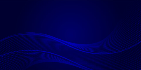 Glowing flowing wave lines design. Futuristic abstract background. Modern shiny blue moving lines element. Future technology concept.