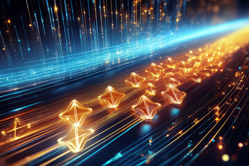 A high-speed data flow teaching children about symbolic logic and computational systems
