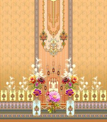 Digital Kurta Design, Textile Digital Printing Design