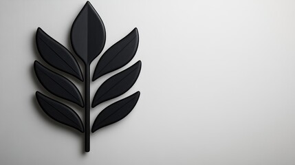 Professional business logo with high-end minimalist typography on a perfectly white background