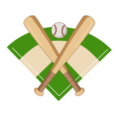 baseball bat and ball