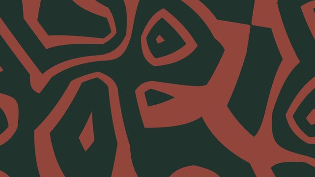 Bright geometric abstract pattern in red and black colors, modern background in ethnic style