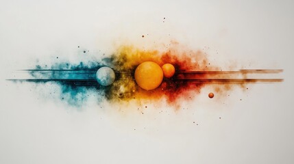 Space exploration research branding with sleek intergalactic-inspired typography on a perfectly white background