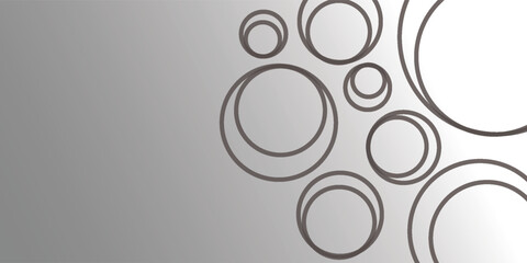 Abstract Grey Background with Dynamic Circle Lines, Perfect for Modern Graphic Design Projects, Banners, Brochures, and Digital Art, victor