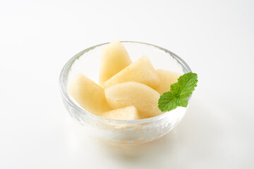カットフルーツ（梨）のイメージ