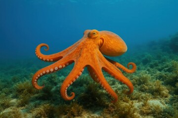 octopus in the sea