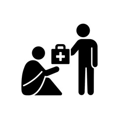 Helping homeless icon