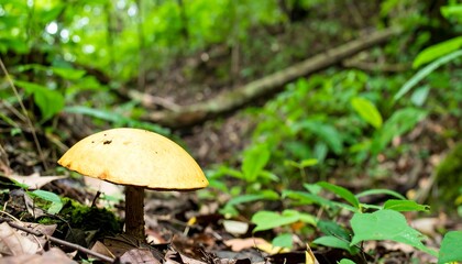 Forest mushroom close-up (1)