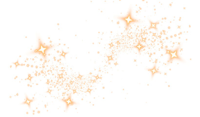 Sparkling golden star overlay with soft glowing effects, creating a dreamy atmosphere for design projects, suitable for backgrounds, invitations, and creative artwork with copy space