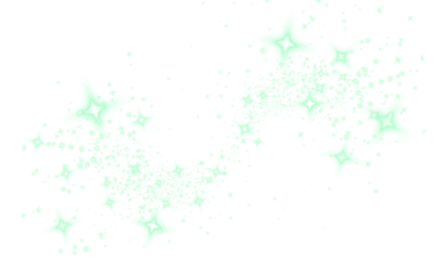 Ethereal green sparkle overlay with shimmering stars and soft glowing effects, creating a magical atmosphere for design projects, enhancing visual storytelling and artistic expression