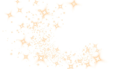 Soft orange starry overlay with sparkling elements, creating a whimsical atmosphere for design projects, featuring a dreamy aesthetic and enchanting visual appeal for various creative uses