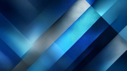 Obraz premium Abstract blue background with overlapping transparent layers and digital textures, perfect for tech branding.