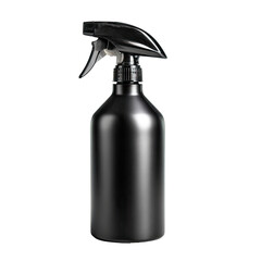 Obraz premium Matte black spray bottle, full shot