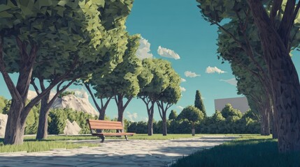 tropical garden in thailand