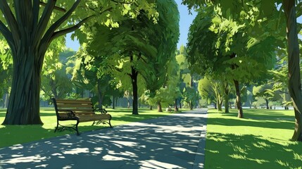 tropical garden in thailand