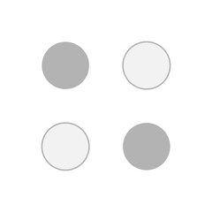 2 dots navigation. Swipe carousel