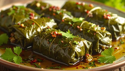 Traditional Stuffed Grape Leaves – Authentic and Flavorful Dish