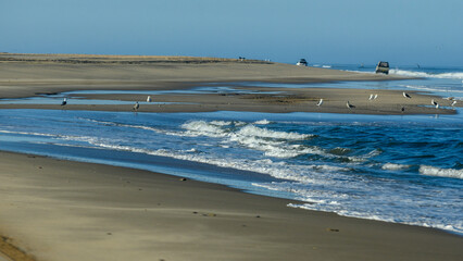 Namibia, escursione con jeep sulle dune di sabbia, Walvis Bay , Sanwich Harbour