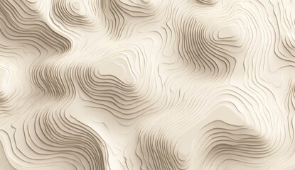 Fototapeta premium Abstract beige topographic relief