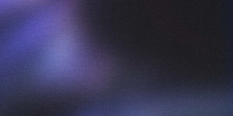 Dark Blue and Purple Abstract Blurred Gradient Background with Grainy Texture