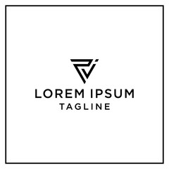 pj or rj triangle logo