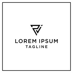 rj or pj triangle logo