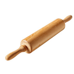 Light-colored wooden rolling pin