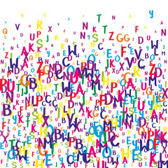 Concept of school background. Colorful childish