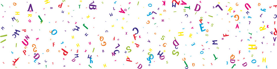 Concept of school background. Colorful childish