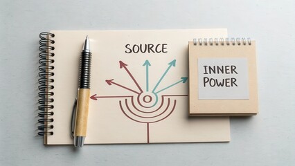 Mind Map of Inner Power and Source Connections in Personal Growth