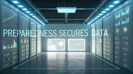 Modern Data Center with Graphics and the Concept of Preparedness