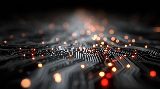 Intelligent virtual space illustrated with glowing digital elements, futuristic interface visuals, immersive tech environment, advanced data layers, modern UI concept showcasing innovation and dynamic