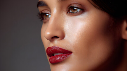 Fototapeta premium Beauty Editorial: One Lipstick, Every Skin Tone