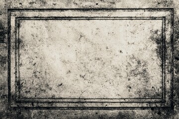 Vintage Concrete Floor with Darkened Edges and Textured Surface in Industrial Style