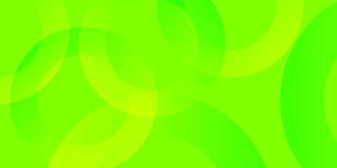 Obraz premium Abstract green circle background trendy. Fluid shapes composition. Decorative web layout simple modern good art natural. vector design concept.