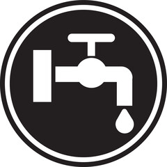 black water tap icon