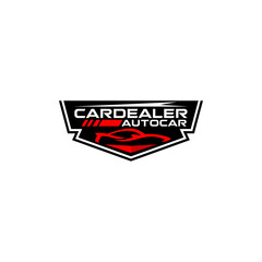Auto Car Garage Dealership Luxury Sports Car Logo Template Vector