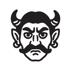 A fun cartoon skull character with a mask and a happy smile for a Halloween design