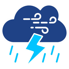 Stormy Simple Vector Icon Collection