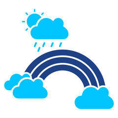 Rainbow Simple Vector Icon Collection