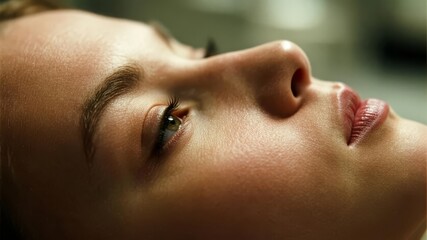 Close-Up of Healthy Radiant Human Skin Texture with Smooth Surface and Natural Tones, Dermatology and Skincare Concept for Beauty or Medical Use