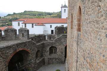 medieval castle in bragança in portugal 