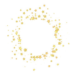 Magic stars vector overlay.  Gold stars scattered