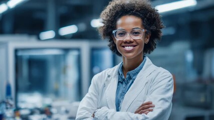 African american woman working for electronic engineer innovation - Technology, installation and software concept - Model by AI generative - Powered by Adobe